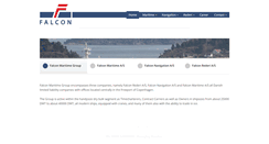 Desktop Screenshot of falcon-maritime.com