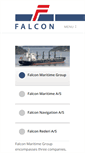 Mobile Screenshot of falcon-maritime.com